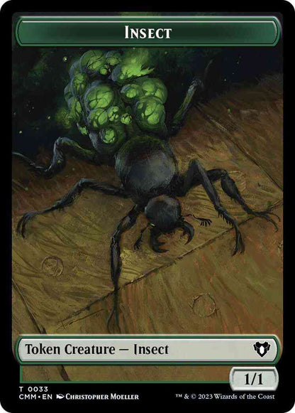 Insect Token (33) // Thopter Token (47) [Commander Masters: Tokens] [Non-Foil]