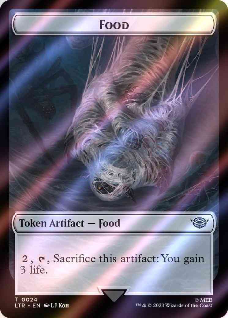 Food Token (24) // Treasure Token (25) [The Lord of the Rings: Tales of Middle-earth: Tokens] [Surge Foil]