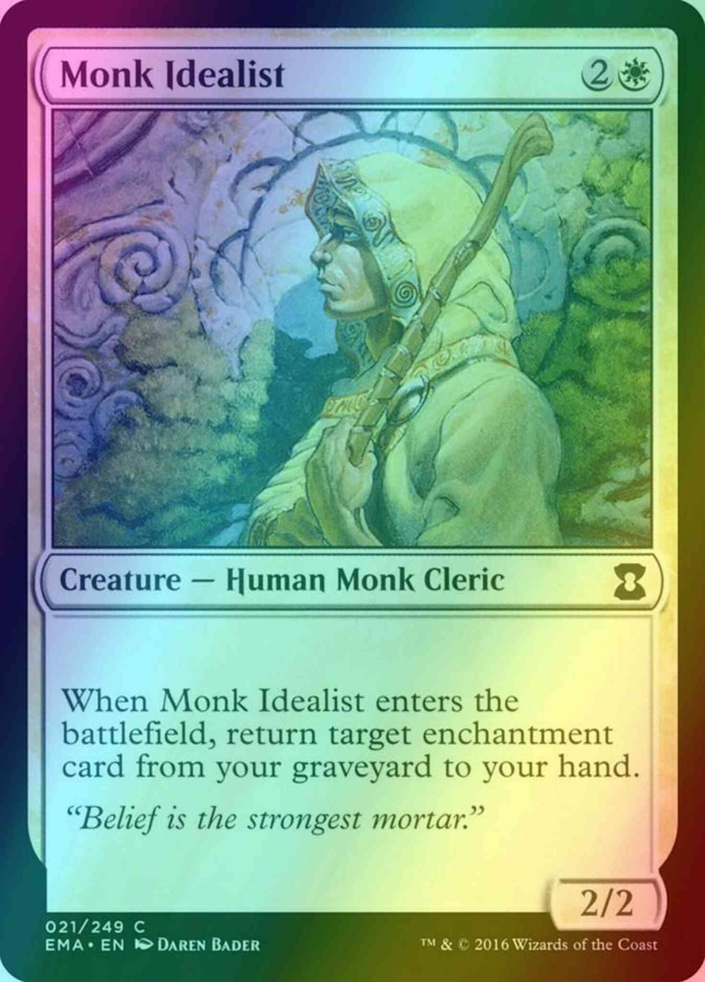 Monk Idealist [21] [Eternal Masters] [Foil]