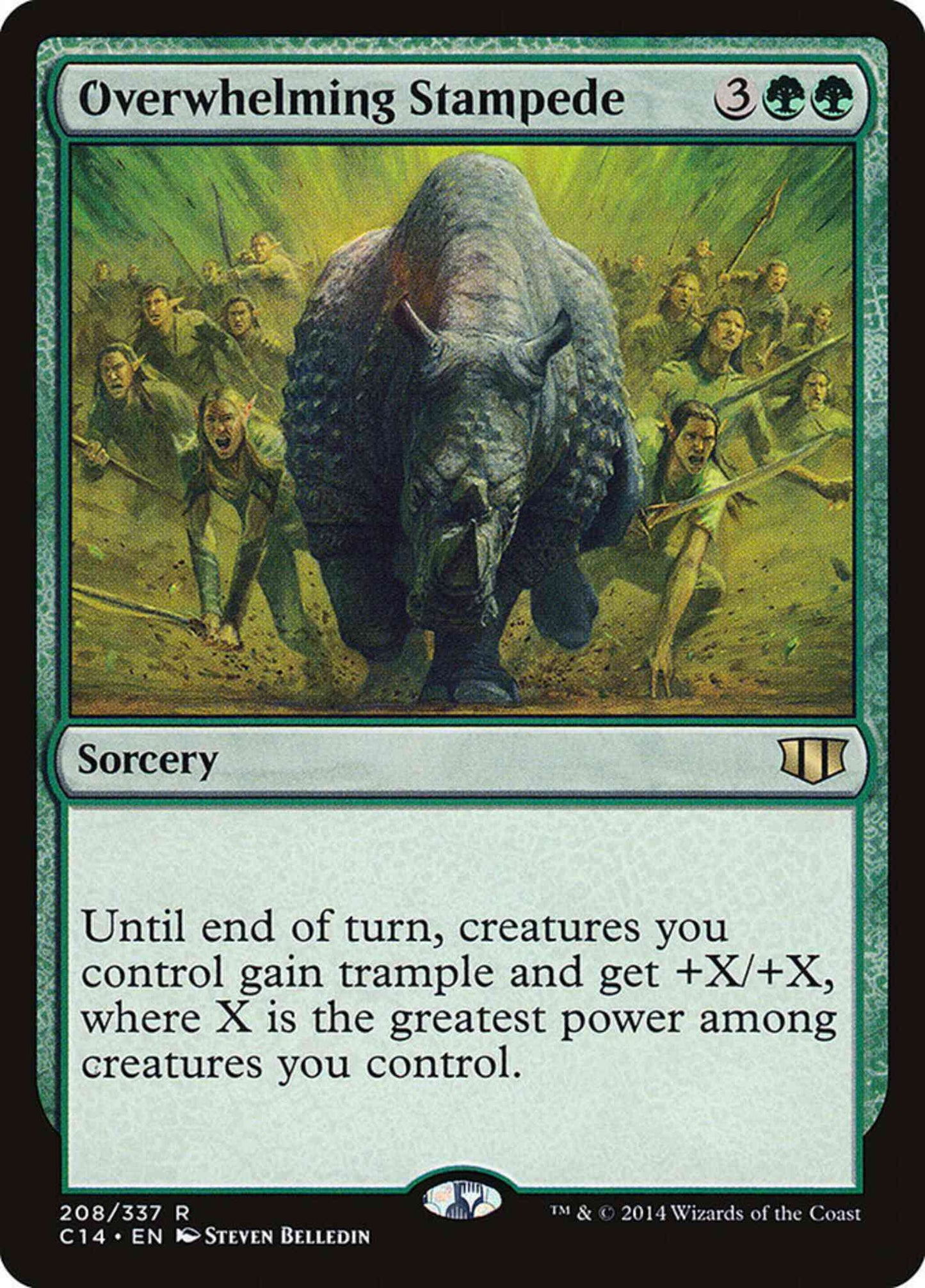 Overwhelming Stampede [208] [Commander 2014] [Non-Foil]
