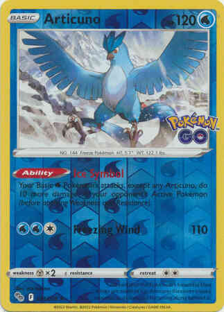 Articuno - 024/078 - Rare Holo [pgo-024] [Reverse Holo]