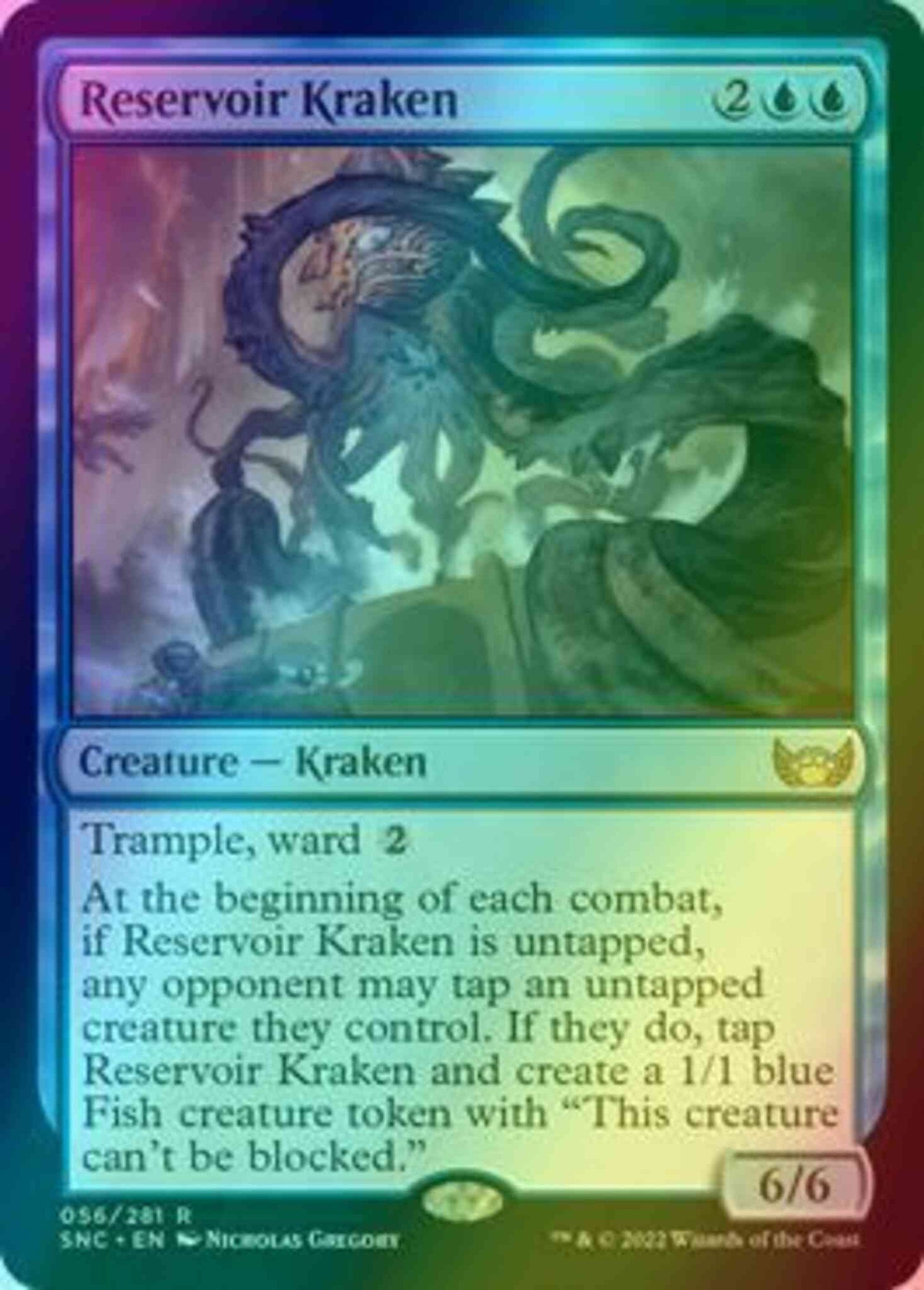 Reservoir Kraken [56] [Streets of New Capenna] [Foil]