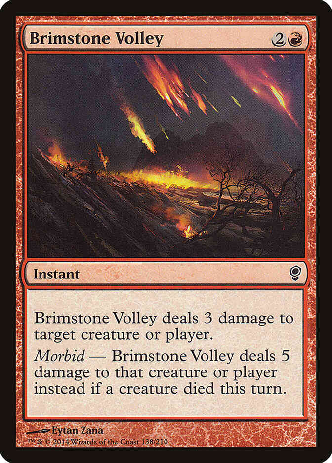 Brimstone Volley [138] [Conspiracy] [Non-Foil]