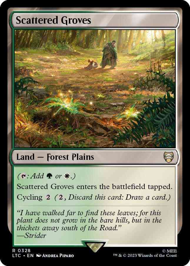 Scattered Groves [328] [The Lord of the Rings: Tales of Middle-earth: Commander] [Non-Foil]