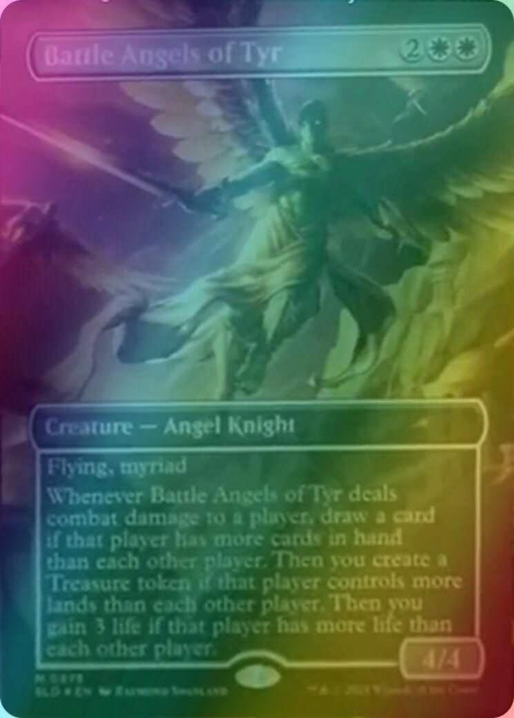 Battle Angels of Tyr [0875] [Borderless] [Secret Lair Drop] [Foil]