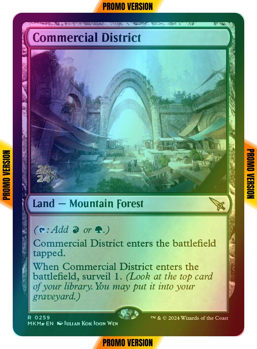 Commercial District [259s] [Prerelease] [Murders at Karlov Manor: Promos] [Foil]