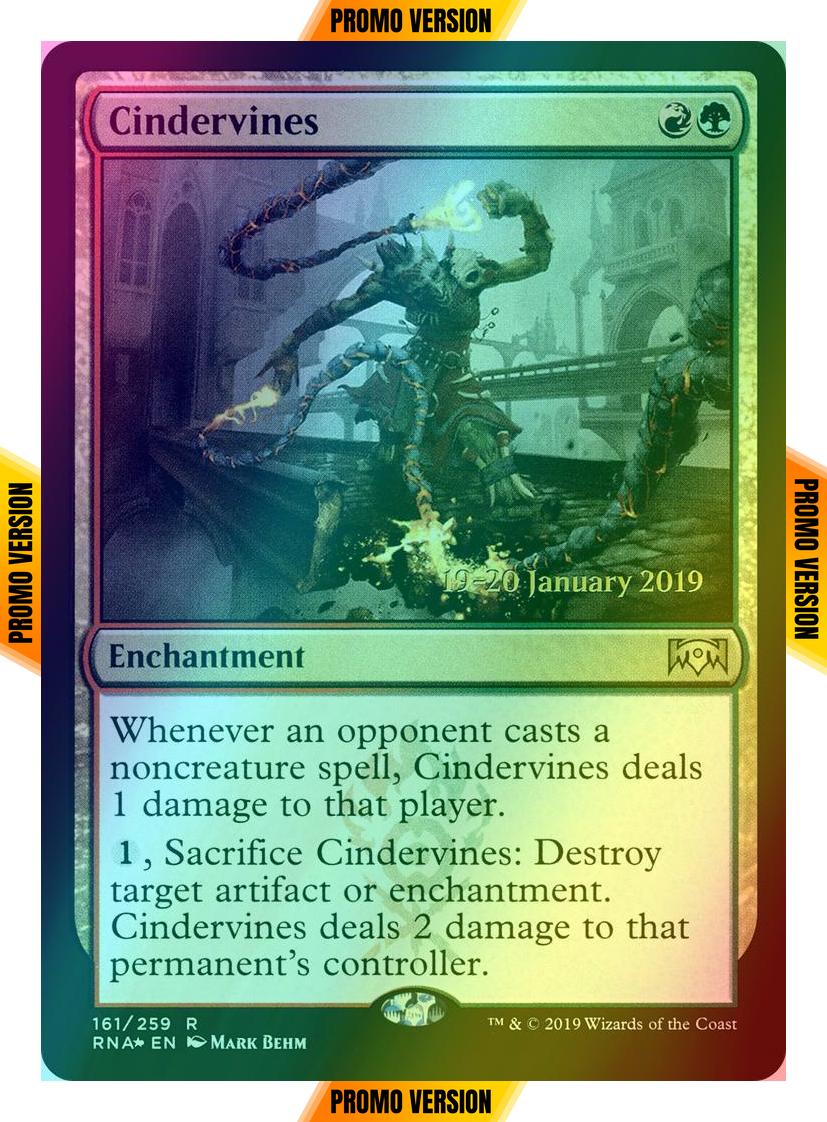 Cindervines [161s] [Ravnica Allegiance Promos] [Foil]