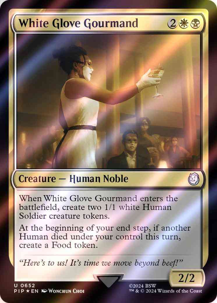 White Glove Gourmand [652] [Fallout] [Surge Foil]