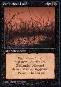 Cursed Land - German [98] [Foreign Black Border: German] [Non-Foil]