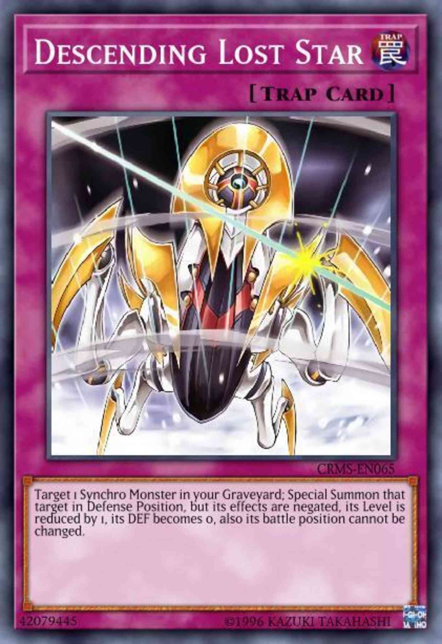 Descending Lost Star - CRMS-EN065 - Common - 1st Edition