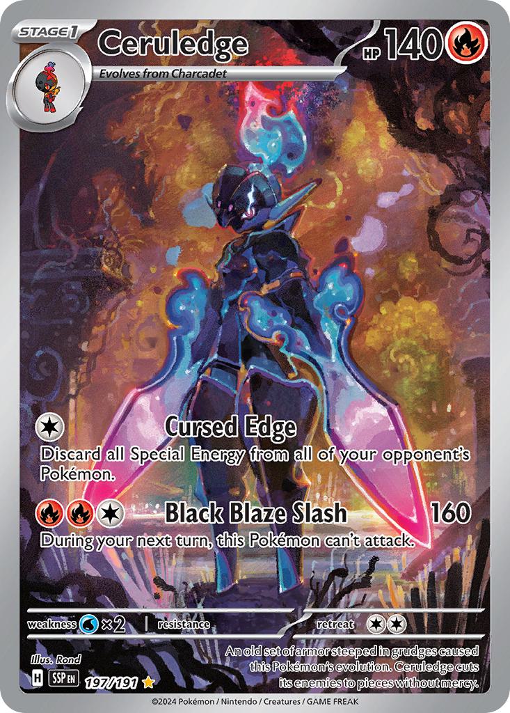 Ceruledge - 197/191 - Illustration Rare [sv08-197] [Ultra]