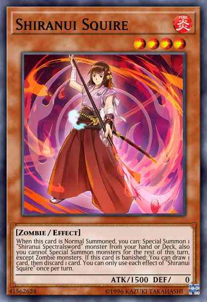 Shiranui Squire - SAST-EN019 - Super Rare - 1st Edition