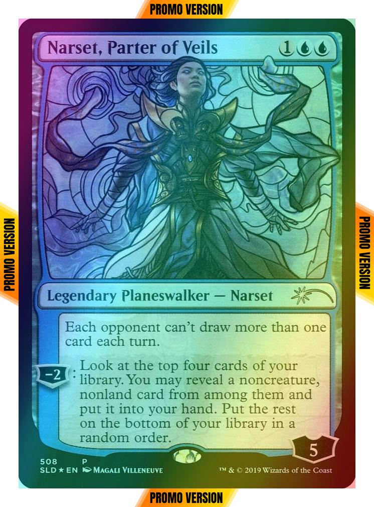 Narset, Parter of Veils [0508] [Stained Glass] [Secret Lair Drop] [Foil]