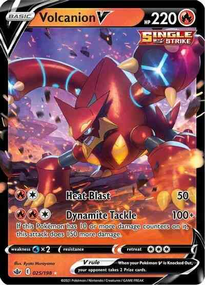 Volcanion V - 025/198 - Rare Holo V [swsh6-025] [Ultra]
