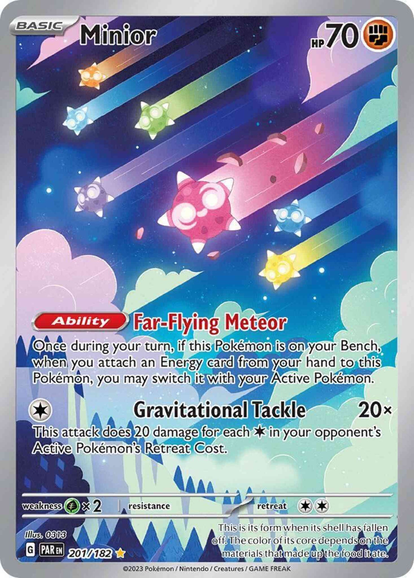 Minior - 201/182 - Illustration Rare [sv04-201] [Ultra]