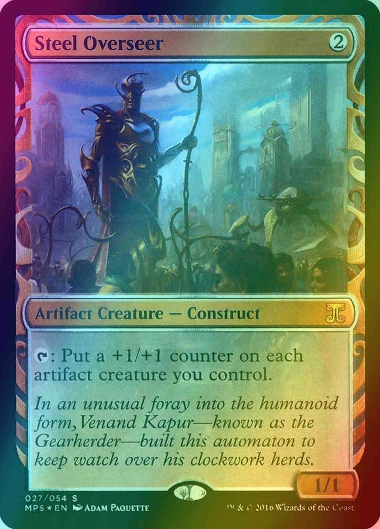 Steel Overseer [27] [Masterpiece Series] [Kaladesh Inventions] [Foil]