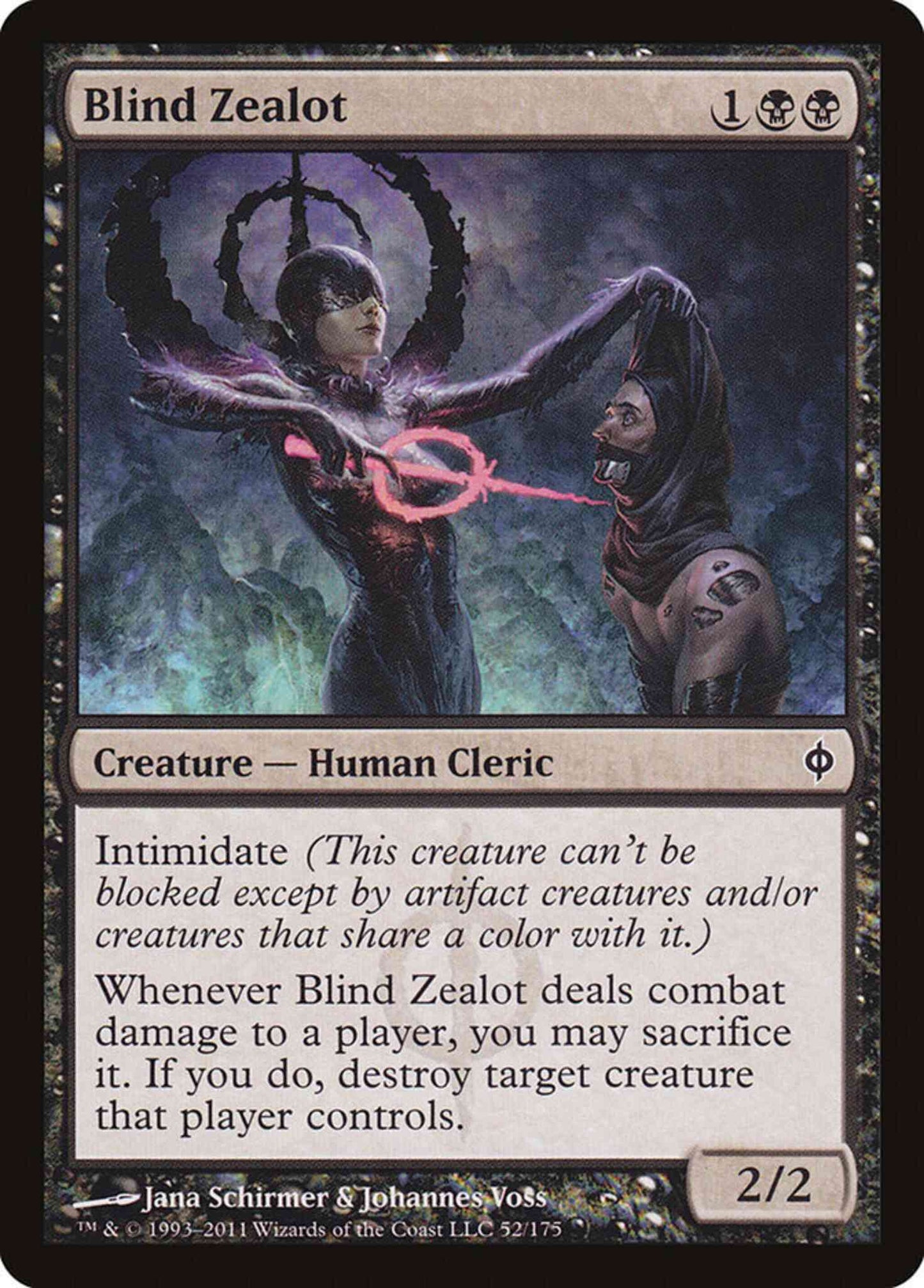 Blind Zealot [52] [New Phyrexia] [Non-Foil]