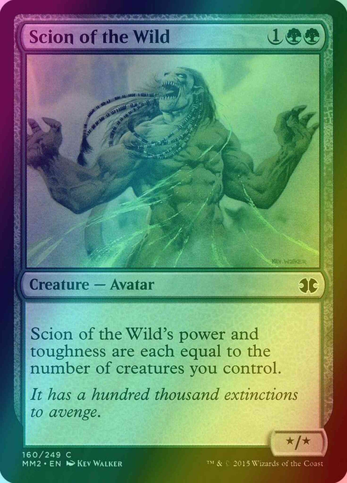 Scion of the Wild [160] [Modern Masters 2015] [Foil]