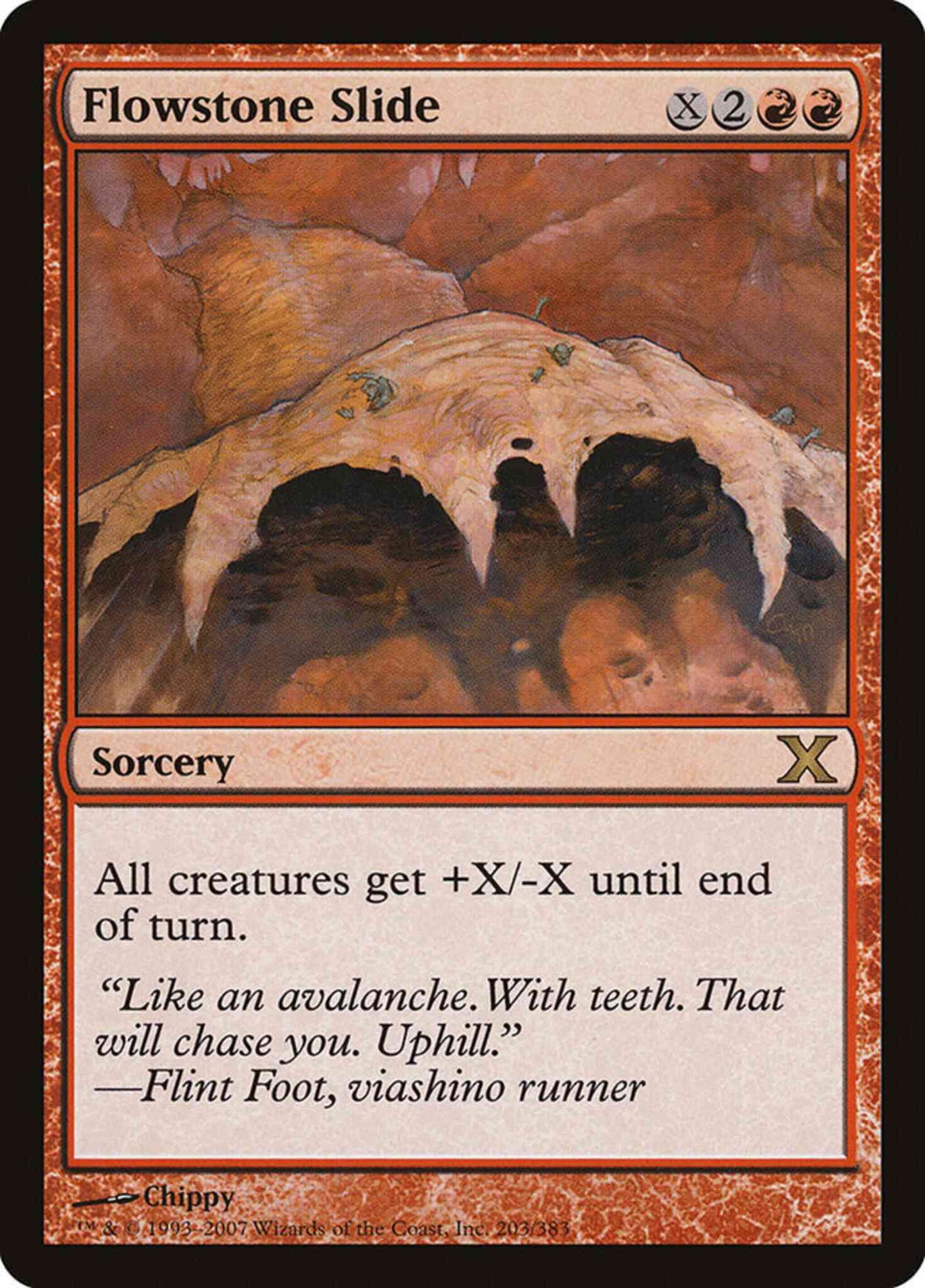 Flowstone Slide [203] [Tenth Edition] [Non-Foil]