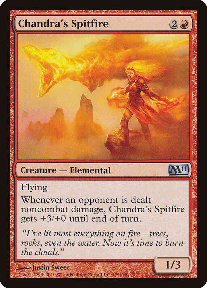 Chandra's Spitfire [129] [Magic 2011] [Non-Foil]