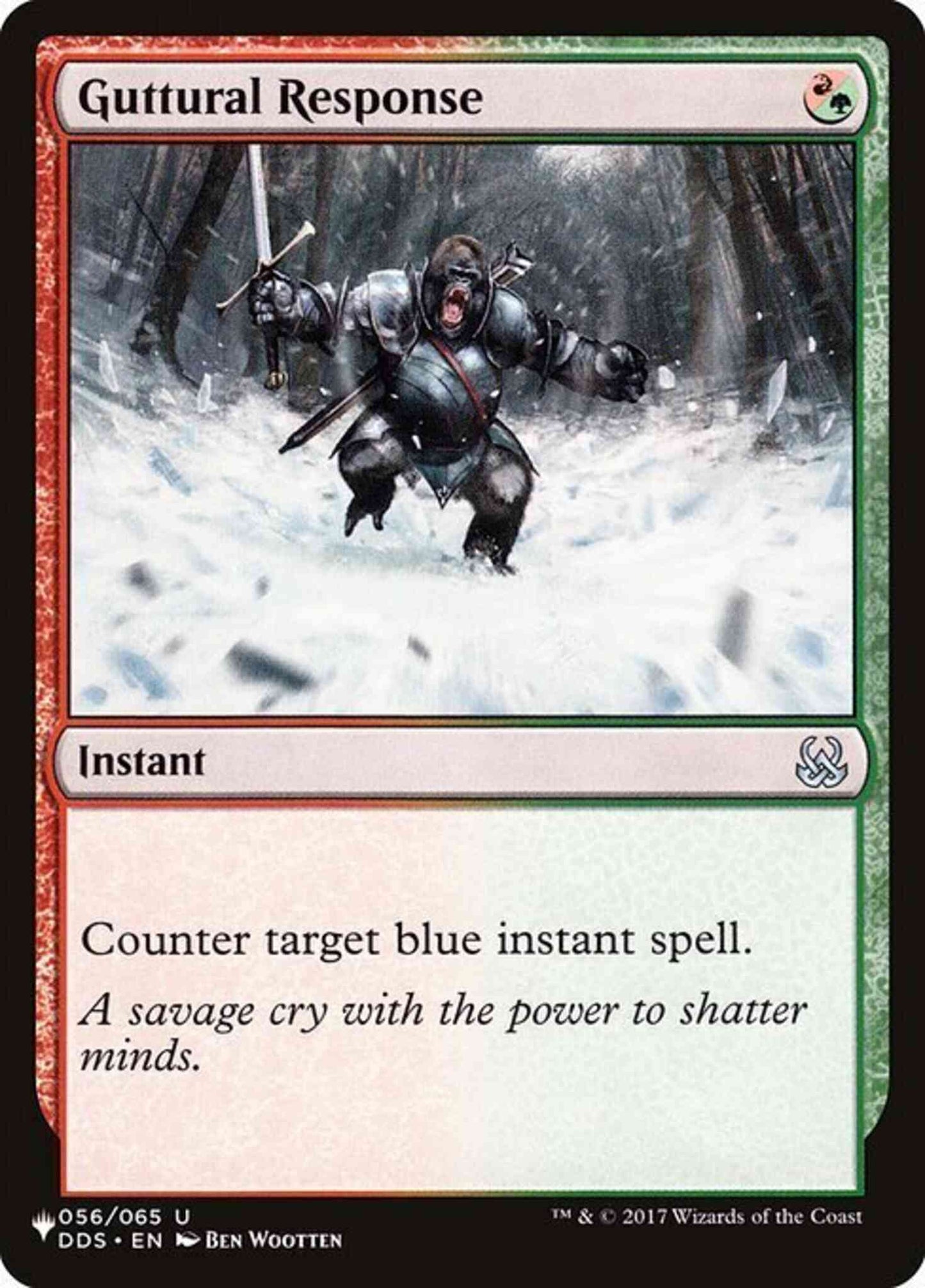 Guttural Response [DDS-56] [The List] [Non-Foil]