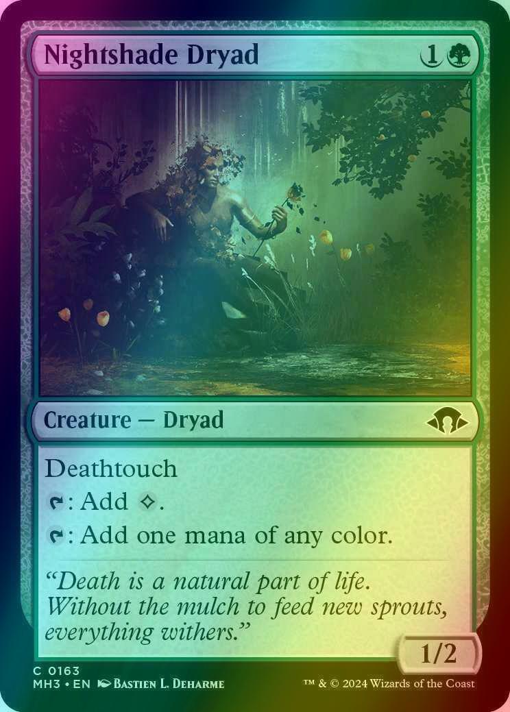 Nightshade Dryad [163] [Modern Horizons 3] [Foil]