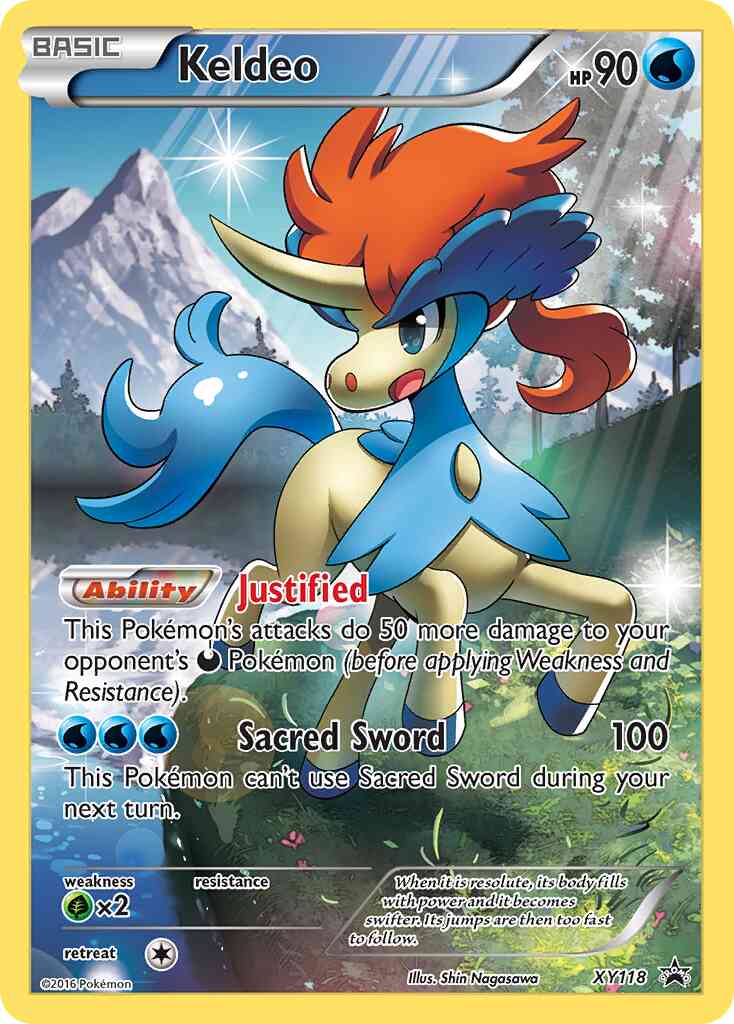 Keldeo - XY118 - Promo [xyp-XY118] [Holo]