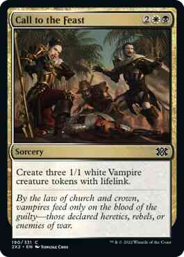 Call to the Feast [190] [Double Masters 2022] [Non-Foil]