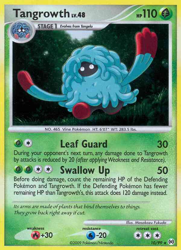 Tangrowth - 10/99 - Rare Holo [pl4-10] [Reverse Holo]