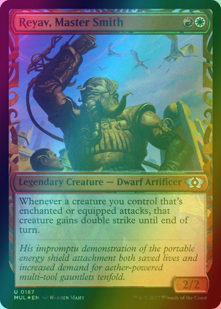 Reyav, Master Smith [187] [Planar Showcase] [Multiverse Legends] [Halo Foil]