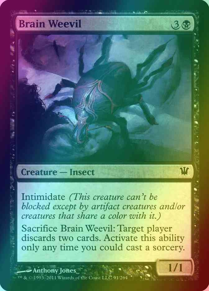 Brain Weevil [91] [Innistrad] [Foil]