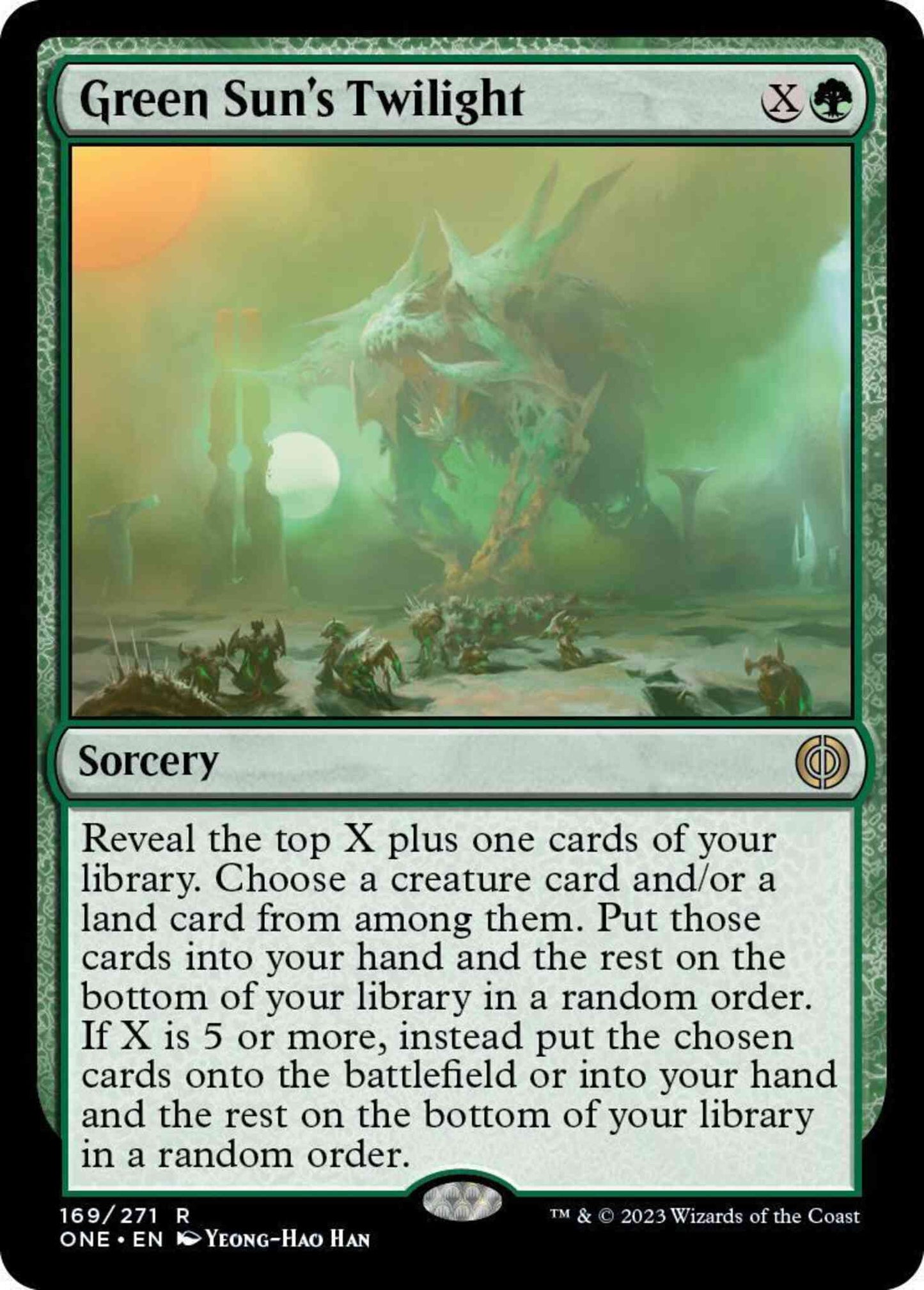 Green Sun's Twilight [169] [Phyrexia: All Will Be One] [Non-Foil]