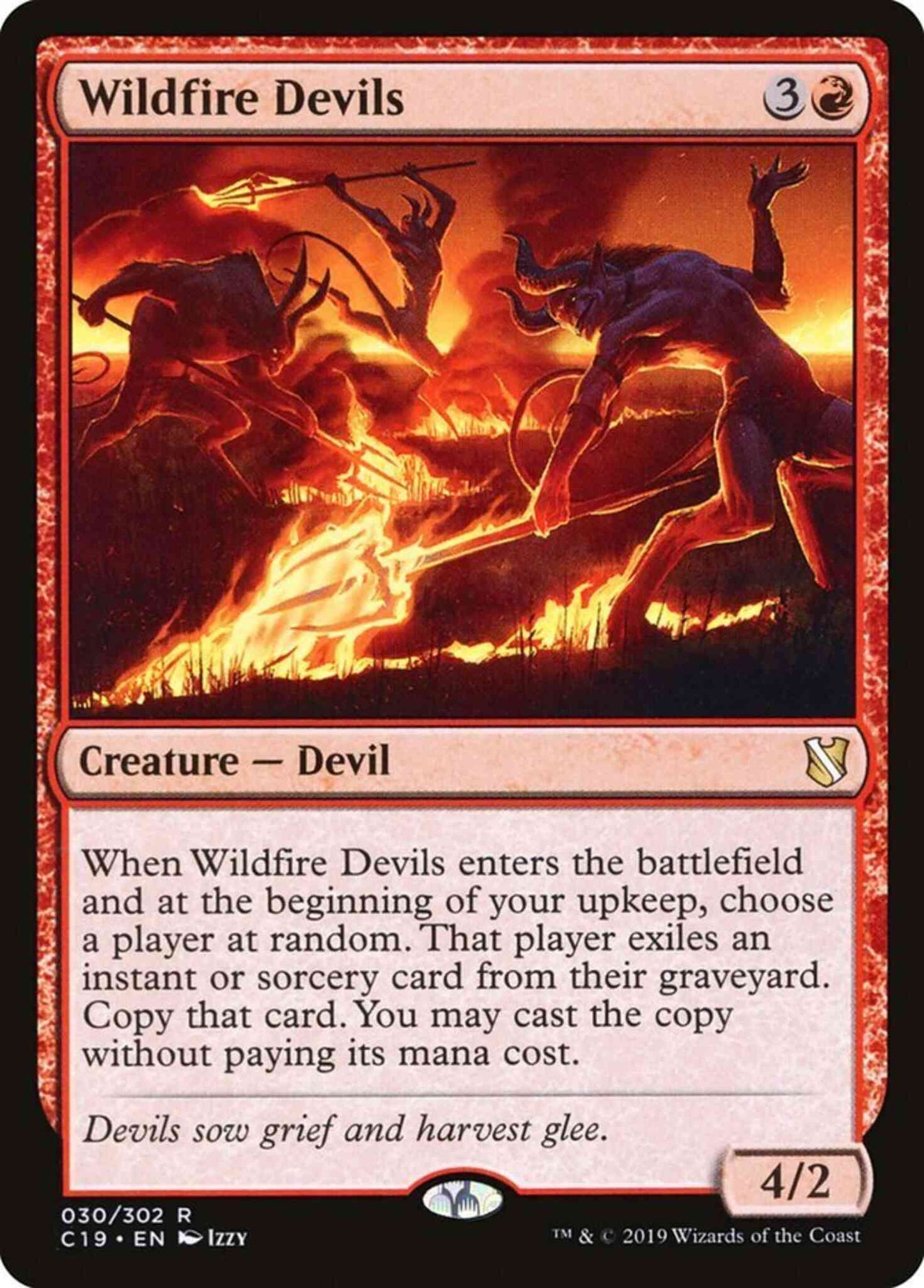 Wildfire Devils [30] [Commander 2019] [Non-Foil]