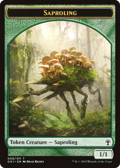 Saproling Token (09) // Wurm Token (08) [09] [GRN Guild Kit Tokens] [Non-Foil]