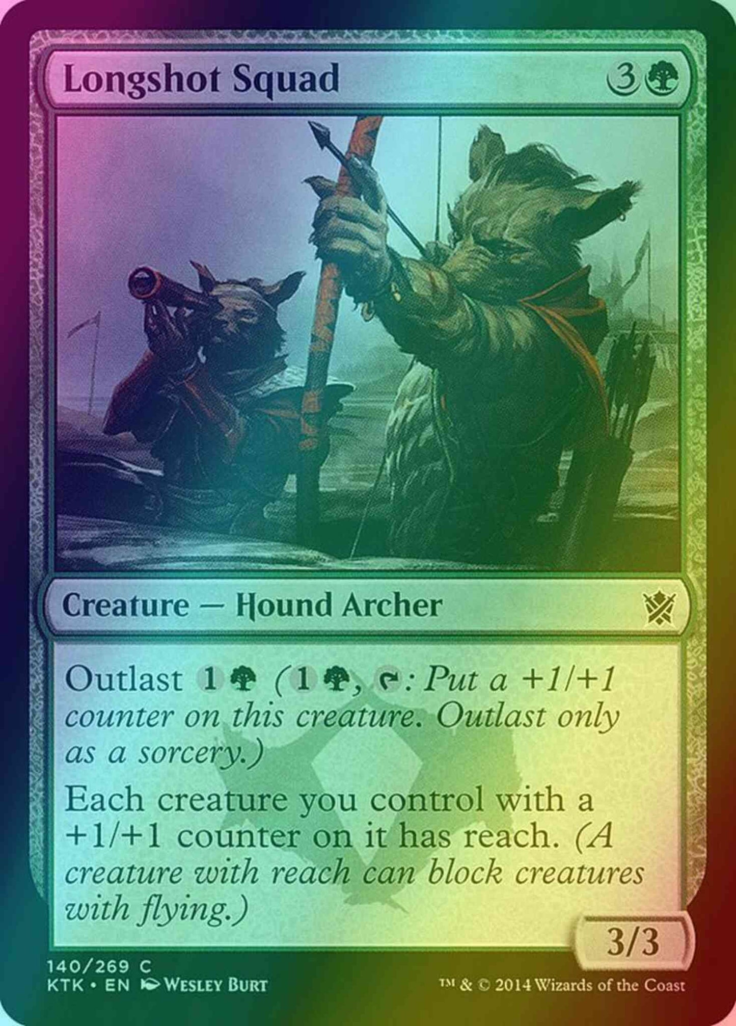 Longshot Squad [140] [Khans Of Tarkir] [Foil]