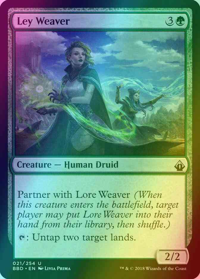 Ley Weaver [21] [Battlebond] [Foil]