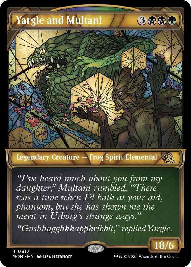 Yargle and Multani [317] [Planar Showcase] [March of the Machine] [Non-Foil]