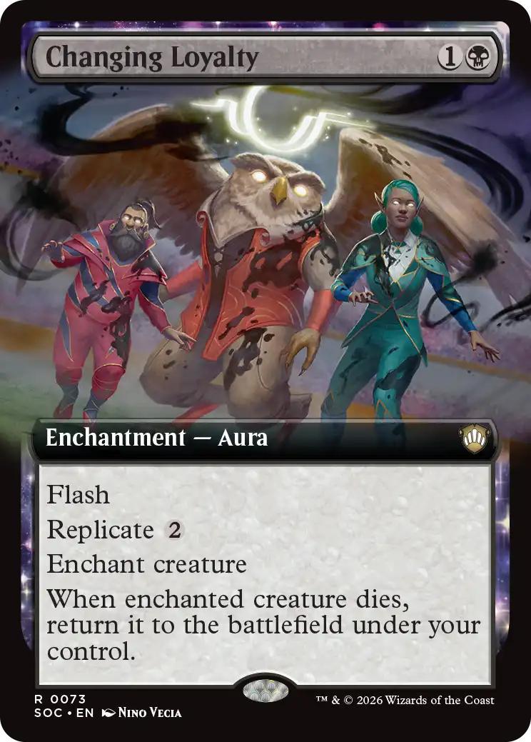 Changing Loyalty [73] [Extended Art] [Secrets of Strixhaven: Commander] [Non-Foil]
