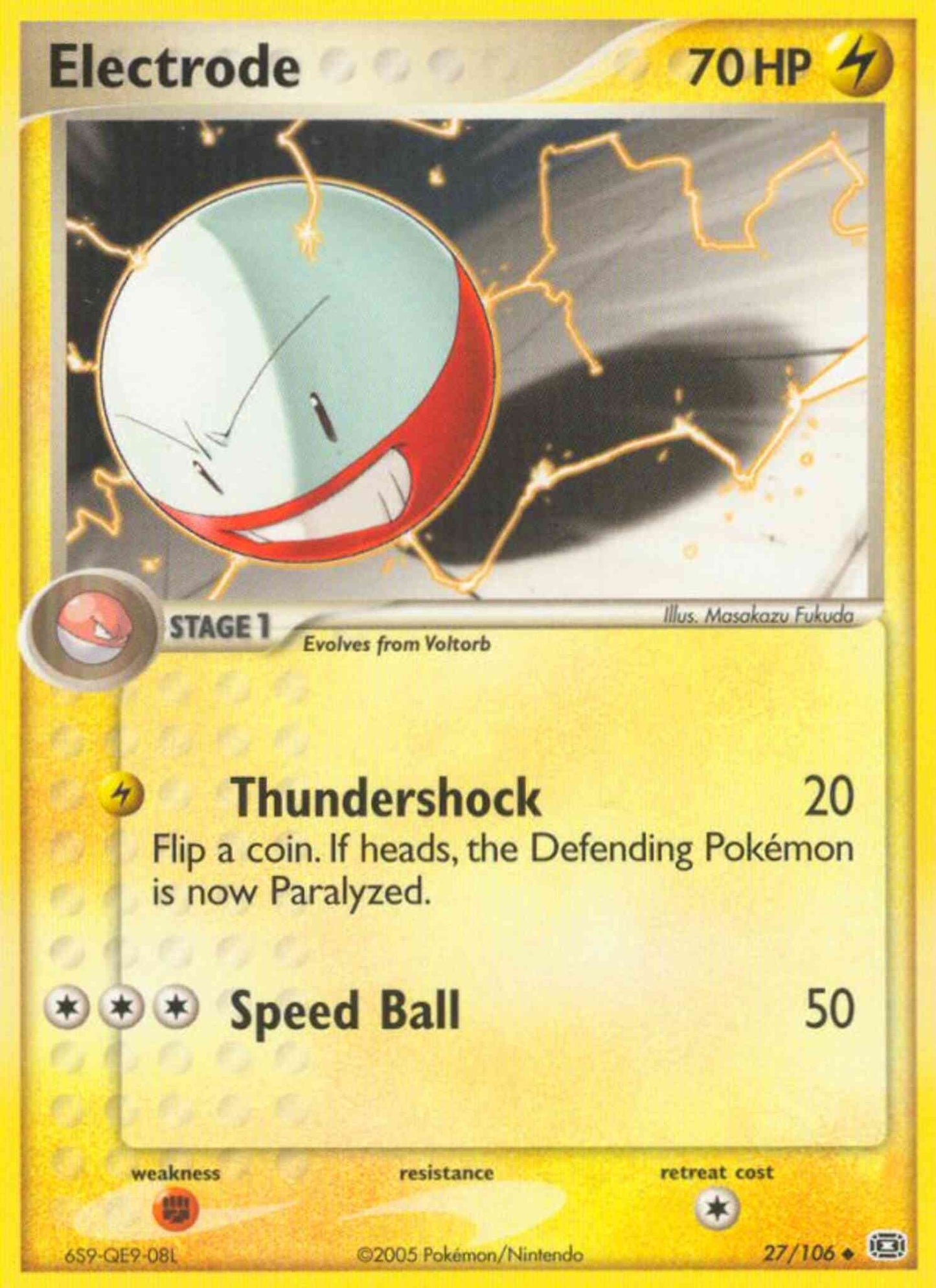 Electrode - 27/106 - Uncommon [ex9-27] [Reverse Holo]