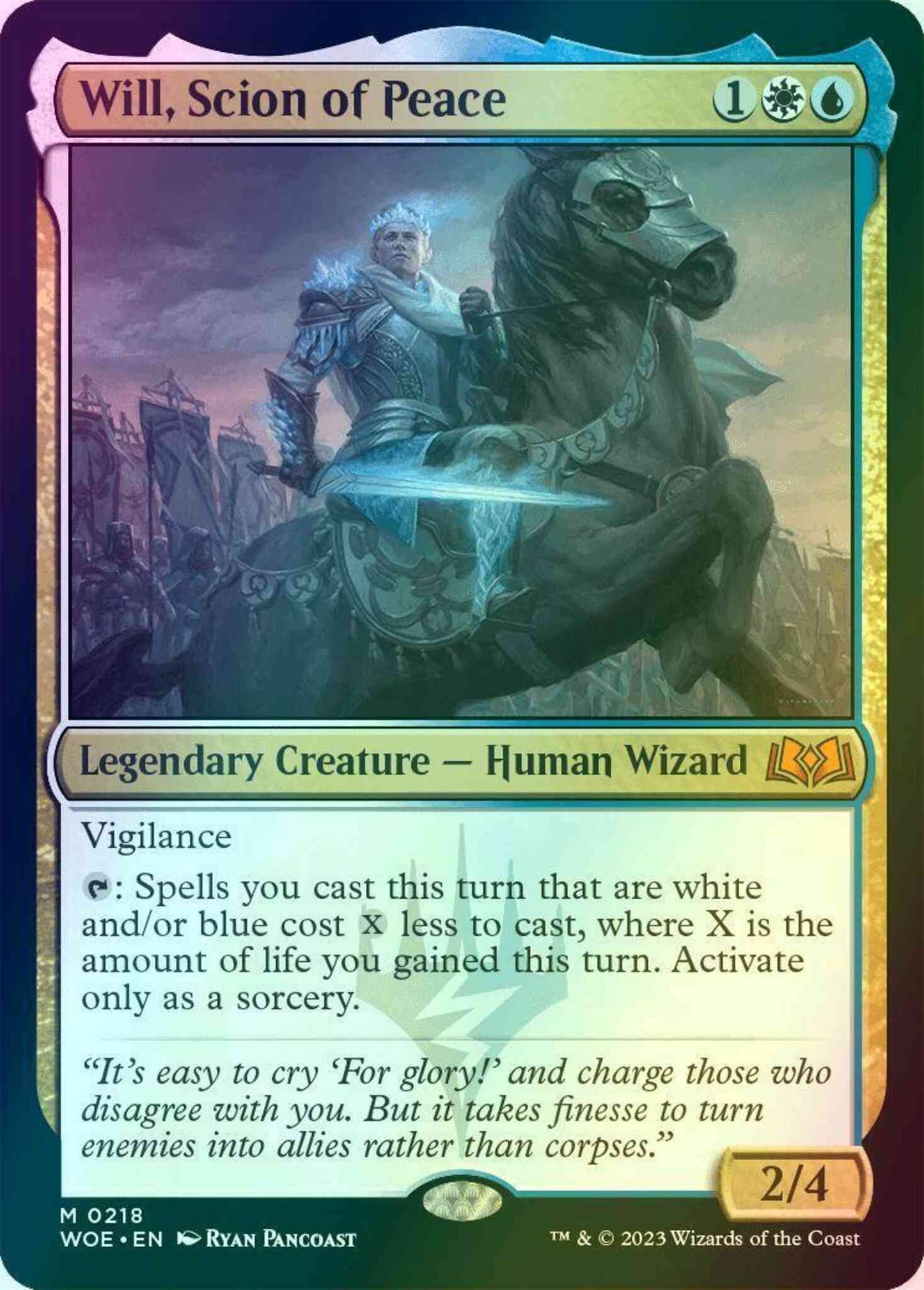 Will, Scion of Peace [218] [Wilds of Eldraine] [Foil]