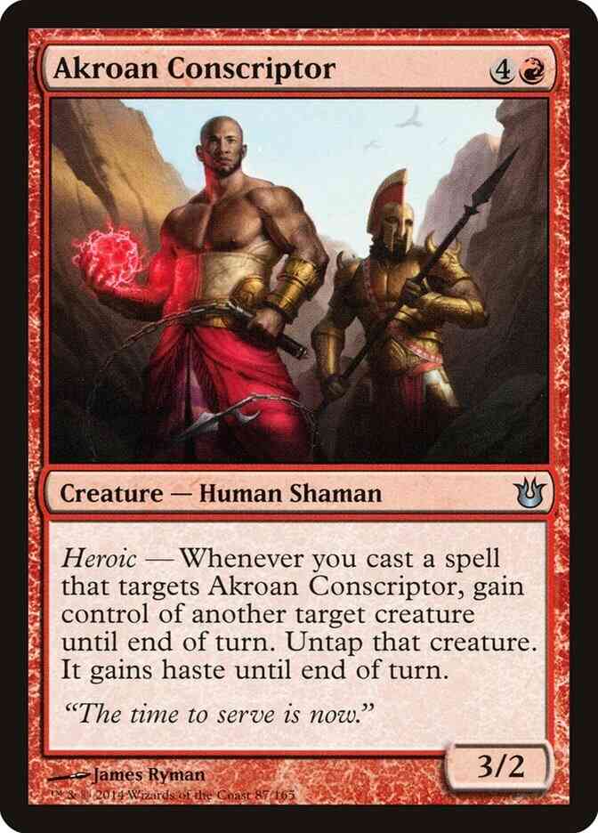 Akroan Conscriptor [87] [Born of the Gods] [Non-Foil]