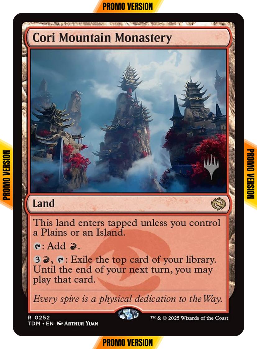Cori Mountain Monastery [252p] [Promo Pack] [Tarkir: Dragonstorm: Promos] [Non-Foil]