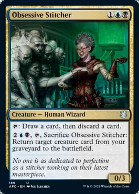 Obsessive Stitcher [189] [Adventures in the Forgotten Realms Commander] [Non-Foil]