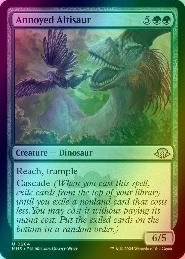 Annoyed Altisaur [284] [Modern Horizons 3] [Foil]