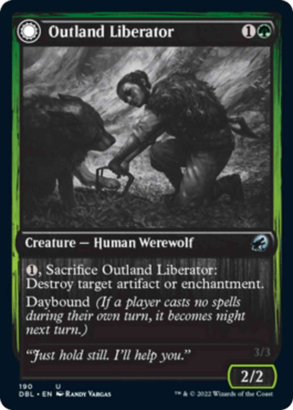 Outland Liberator // Frenzied Trapbreaker [190] [Innistrad: Double Feature] [Non-Foil]