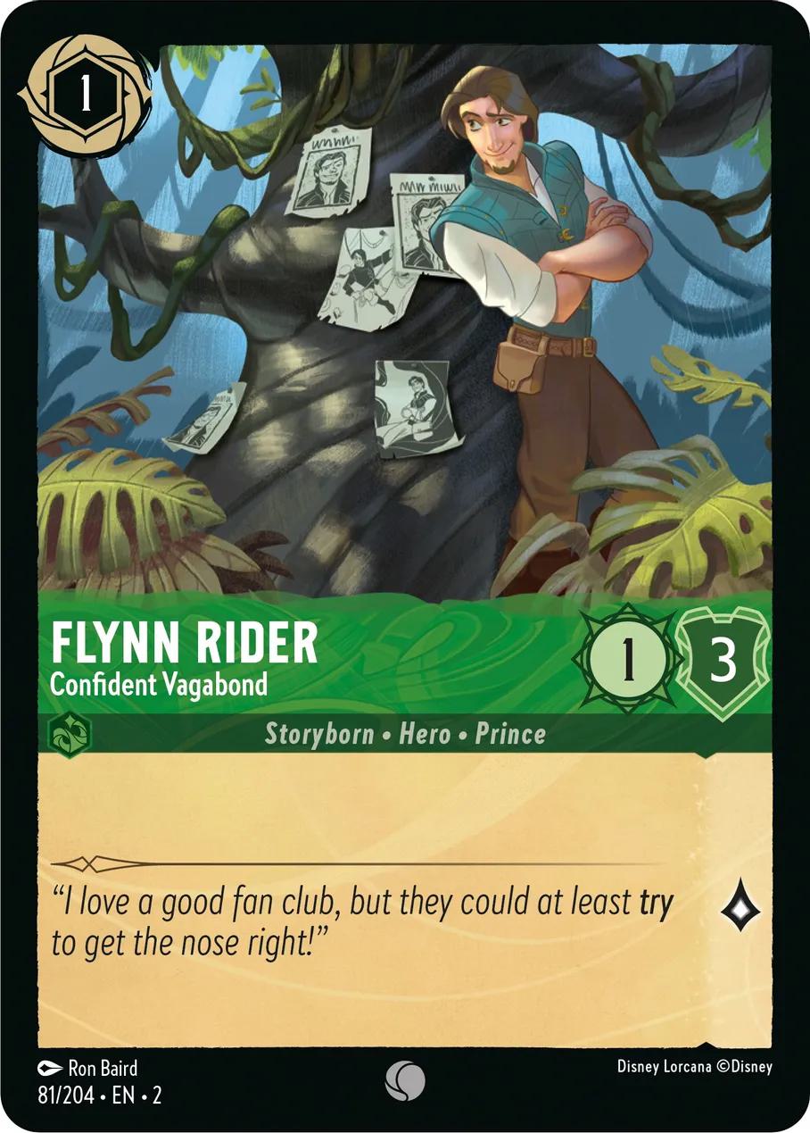 Flynn Rider - Confident Vagabond - 81/204 [Rise Of The Floodborn] [Cold Foil]