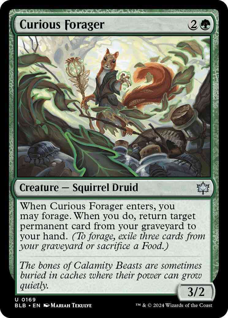 Curious Forager [169] [Bloomburrow] [Non-Foil]