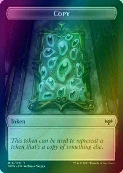 Copy Token (19) // Spirit Token (02) [Innistrad: Crimson Vow: Tokens] [Foil]
