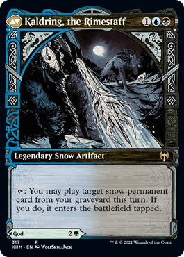Jorn, God of Winter // Kaldring, the Rimestaff [317] [Showcase] [Kaldheim] [Non-Foil]