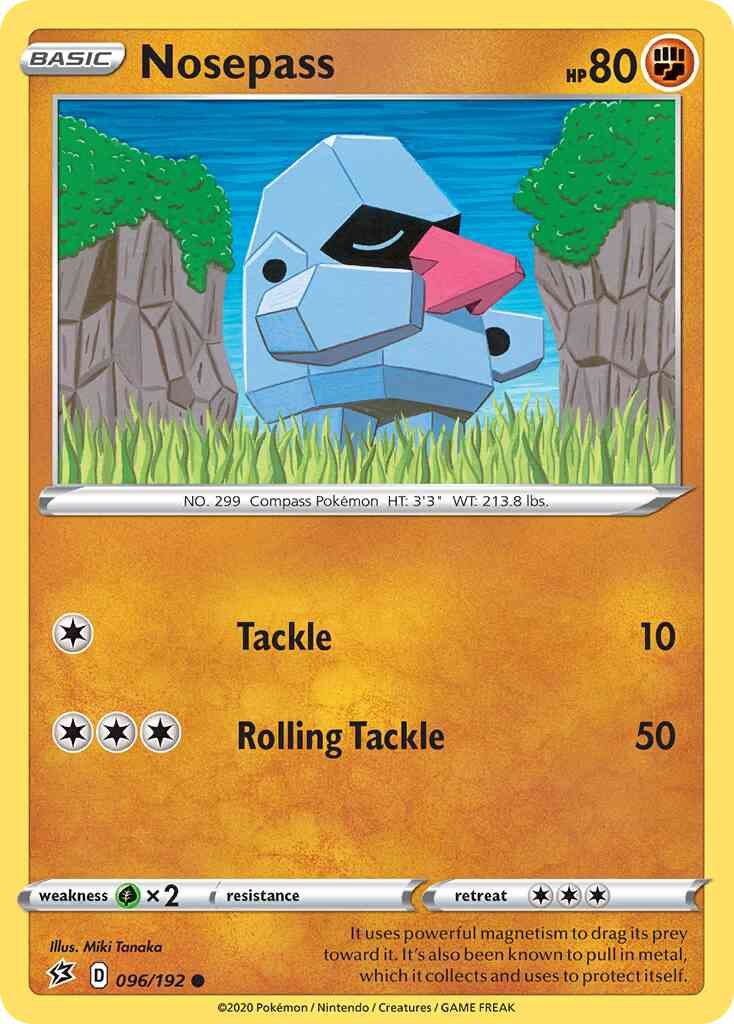Nosepass - 096/192 - Common [swsh2-096] [Reverse Holo]